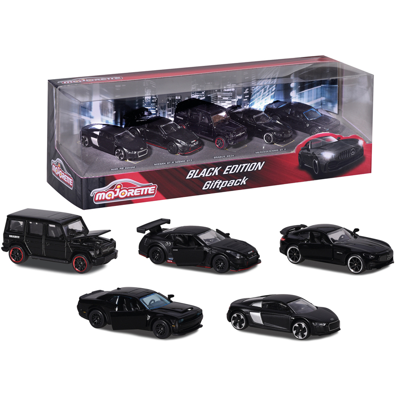 smoby jeux de 5 voitures black edition giftpack
