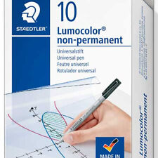 Staedtler Lumocolor Non-permanent Markers - Fine - Assorted Colours (pack Of 10)