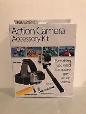 Sunpak Go Pro Action Camera Accessory Kit Head Mount Selfie Wand Float Grip New!