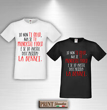 T-shirt Je Sans Te Odio T-shirt Écrit Phrase Amusante