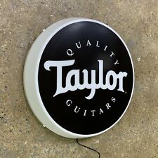 Taylor Qualité Guitares Light Dessus Led Mural Signe Man Cave Musique Instrument
