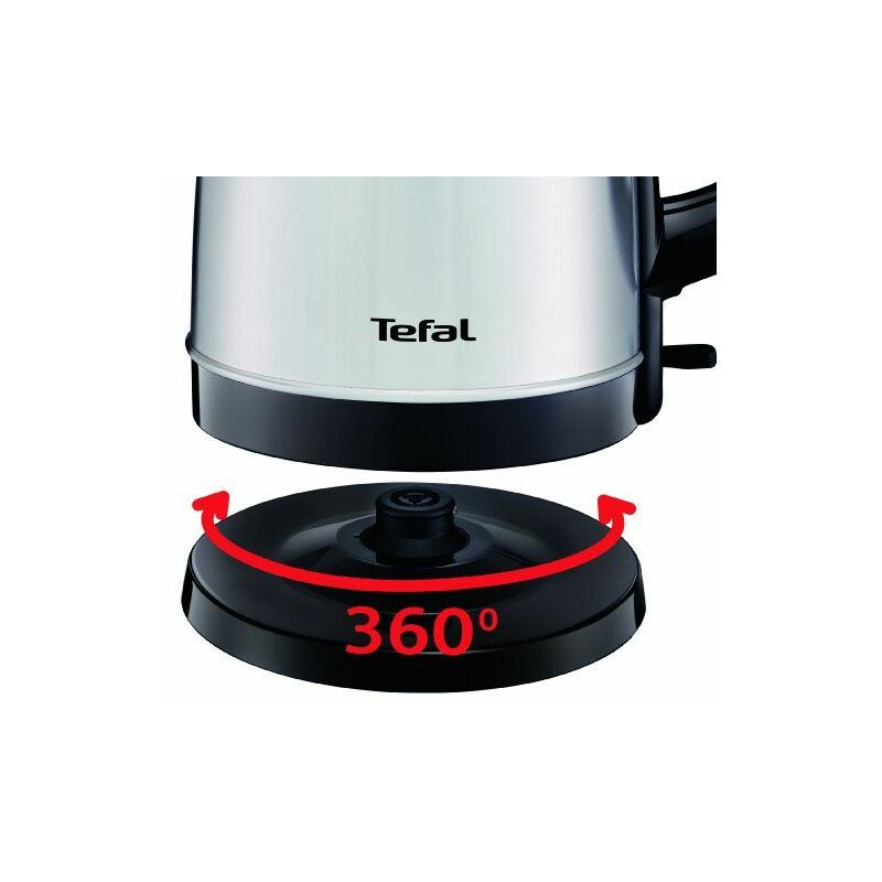 tefal dialog ki150d electric kettle 1.7 l ,stainless steel 2400 w - black