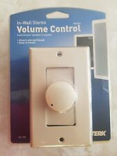 Terk In-wall Stereo Volume Control, Mpn: Vc-rw New Sealed Never Opened