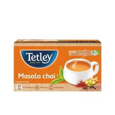 Tetley Masala Chai Avec Arôme Naturel, Thé Noir, 50 Sachets De Thé, Paquet...