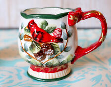 The Holiday Aisle Dietz Cardinal Holiday Coffee Mug,set Of 4, Brand New
