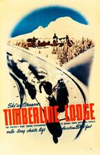 Timberline Lodge R63 - Poster Hq 40x60cm D'une Affiche Vintage
