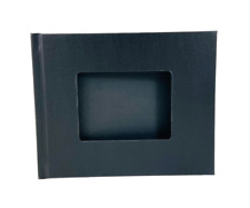 Unibind 15.2cmx20.3cm Photo Livre Noir Lin Avec Fenêtre (sheets Sont Non Inclus)