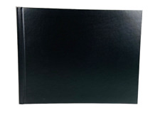Unibind 22.9cmx 27.9cm Cuir Photo Livre Avec No Fenêtre, Noir