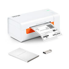 Vevor Imprimante Étiquettes Thermique 4x6 203 Dpi Usb Pour Amazon Ebay Ups Blanc