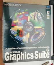 Vintage 1997 Micrografx Graphics Suite 2 Flowcharter Designer .. Neuf Non Ouvert