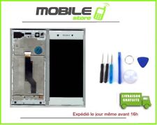 Vitre Tactile + Ecran Lcd + Chassis Sony Xa1 Et G3121 G3116 Blanc + Outils