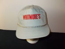 Vtg-1980s Whitmore's Rope Made Usa Snapback Hat Sku34