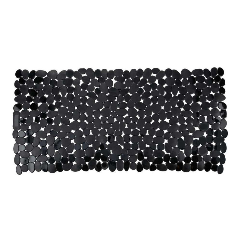 wenko tapis de baignoire paradise - noir - l 71 x l 36 cm
