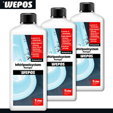 Wepos 3 X 1 L Whirlpoolsystem Nettoyant Spa Désinfection Thalasso Whirlwanne