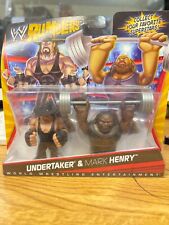 Wwe Rumblers Undertaker & Mark Henry Neuf En Boîte Mattel Séries Figurine Lutte