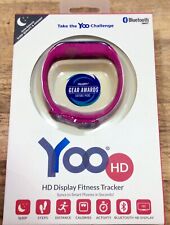 Yoo Hd Display Bluetooth Smart Fitness Sleep + Activity Band Tracker New Sealed