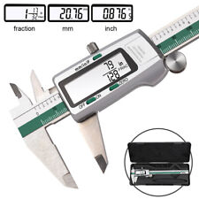 1× 150mm Lcd Digital Electronic Vernier Caliper Gauge Stainless Steel Micrometer