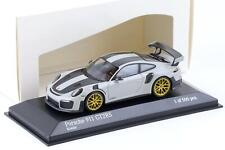 1:43 Minichamps Porsche 911 (991.2) Gt2 Rs Weissach Paquet 2018 Craie / Or Whe