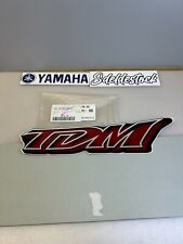 1 Sticker Autocollant Emblème Gauche Yamaha 4tx-28328-50 Tdm 850 1997 1999 2000