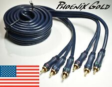 10 Ft. - Rca Component 3 Rca Rgb Video Cable Interconnect Hdtv Dual Shielded  
