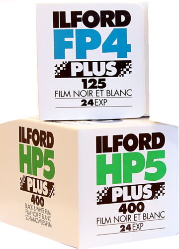 10 X Ilford Hp5 Plus 35mm Film (24 Exposure)