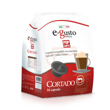 128 Capsules Pop Caffè E-gusto Cortado Compatible Nescafé Dolce Gusto