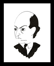 1928-rpt Arnold Schoenberg Austrian Composer Schonberg Vienna Caricature Matted