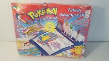 1999 Pokemon Activity Adventure Desk Kit Rose Art Box Damaged But Nrfb