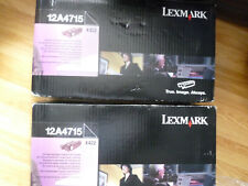 2 X Cartouches De Toner Imprimé Lexmark X422 Authentiques à Haut Rendement Boîtes Tactiles