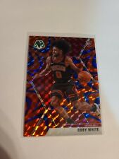 2019-20 Mosaic Coby White Rookie Rc #211 Reactive Blue Chicago Bulls