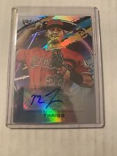 2020 Topps Fire Mike Thaiss Auto Rookie Card Angels #fa-mth Autograph