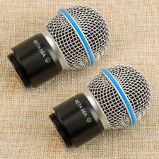 2pcs Sans Fil Capsule De Microphone Remplacement Pour Shure Beta58/58a