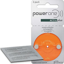 2x Pile Varta Powerone 13 Orange Pour Appareils Auditifs (1x Pack De 2) +...