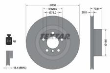 2x Textar 92256303 Pro Disque De Frein Pour Bmw X3 (f25) X4 (f26) 330mm