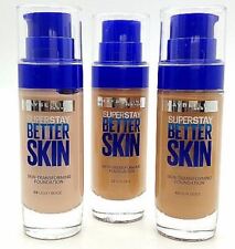 3 X Maybelline Superstay Better Skin Transforming Foundation - Various Shades