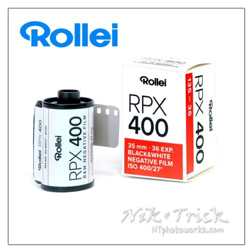 3 X Rolls Rollei Rpx 400 Black & White Neg Film--35mm/36 Exps--expiry: 11/2027