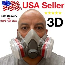 3d Half Face Respirator, Large, Brand New, August 2020 Stock, Respirator Paint