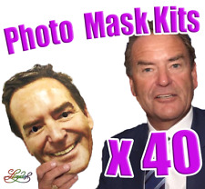 40 X Kits De Masques Photo Personnalisés Pour Le Visage - Robe De Fête D'anniversaire Fantaisie Cerf Poule 