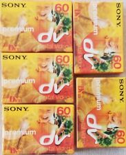5 Cassettes Mini Dv Sony 60 Minutes Minidv Neuves Sous Blister