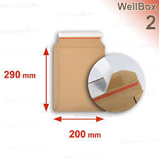 50 Enveloppes Carton Rigide Renforcé 215x290 Mm Wellbox 2