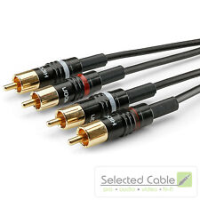 6m Cable Rca Long Flexible Sommer Cable Basic + Ofc Classe 6 Hicon Hbp-c2-0600