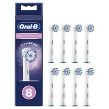 8 Brossettes Oral B Sensitive Clean & Care Têtes Brosse à Dent électrique
