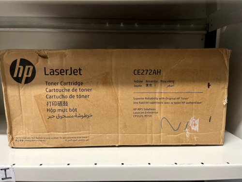 884962161180 Hp 650a Yellow Original Laserjet Toner Cartridge Hewlett-packard