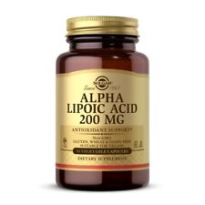 Acide Alpha Lipoïque 200 Mg 50 V Capuchons Par Solgar