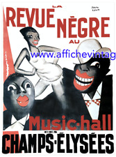 Affiche Poster Revue Negre Josephine Baker