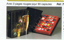 Album Artline Safe Avec 3 Recharges Rouges Pour 90 Muselets De Champagne