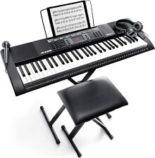 Alesis Melody 61 Piano Numérique 61 Touches Avec Enceintes Intégrées Microphone
