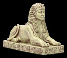 Altägyptische Figurine - Sphinx - Égypte Mythologie Chat Dekostatue