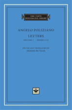 Angelo Poliziano Letters (relié) I Tatti Renaissance Library