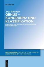 Anja Binanzer Genus - Kongruenz Und Klassifikation (poche)